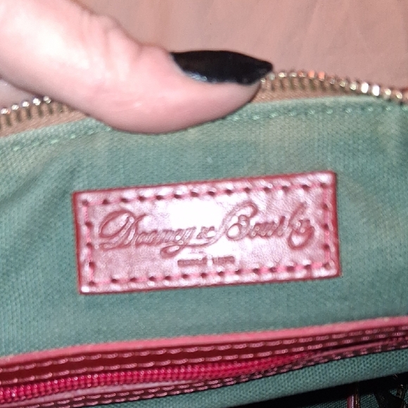 Dooney And Bourke Nwot Plaid Leather Trim Bag - Picture 6 of 13